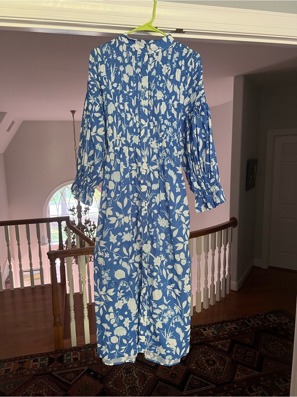 Blue Floral Every Body Dress by Sheridan French - One Size